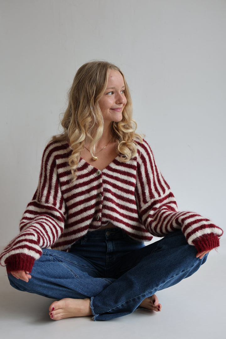 Gestreifter Cardigan Cosima