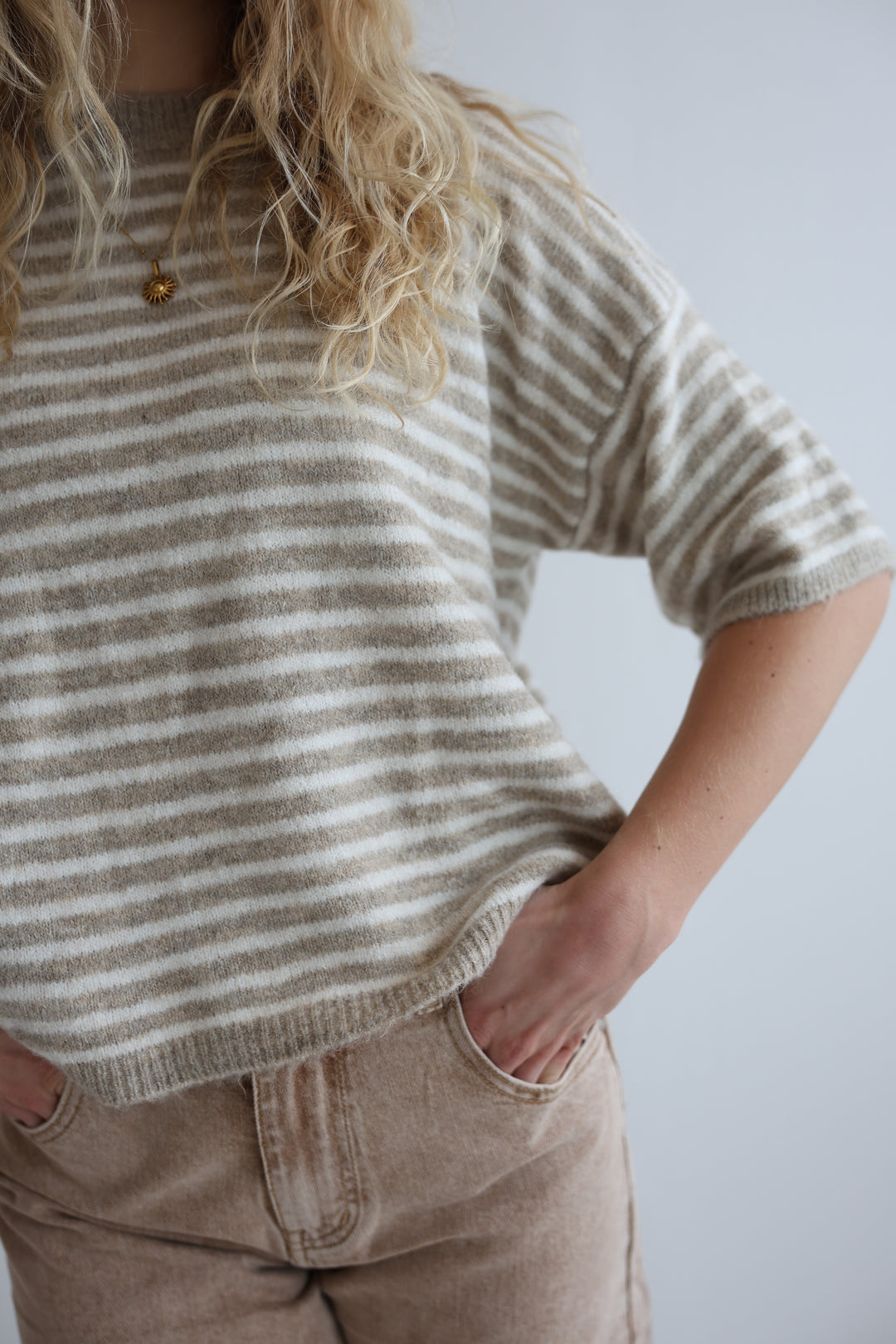 Short Striped Knit
