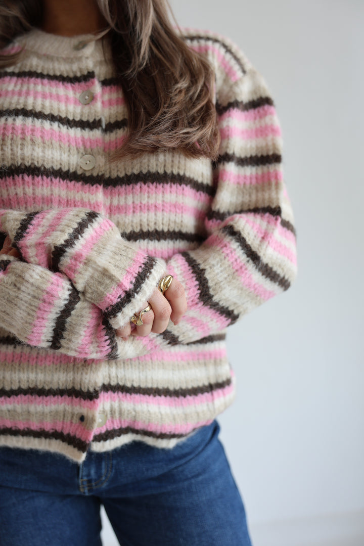 Candy Stripe Cardigan