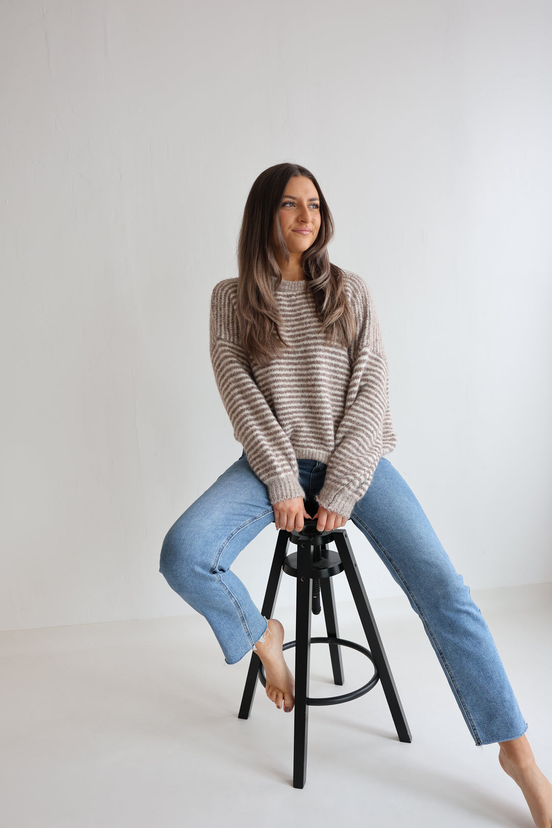 Gestreifter Pullover Moodline Knit