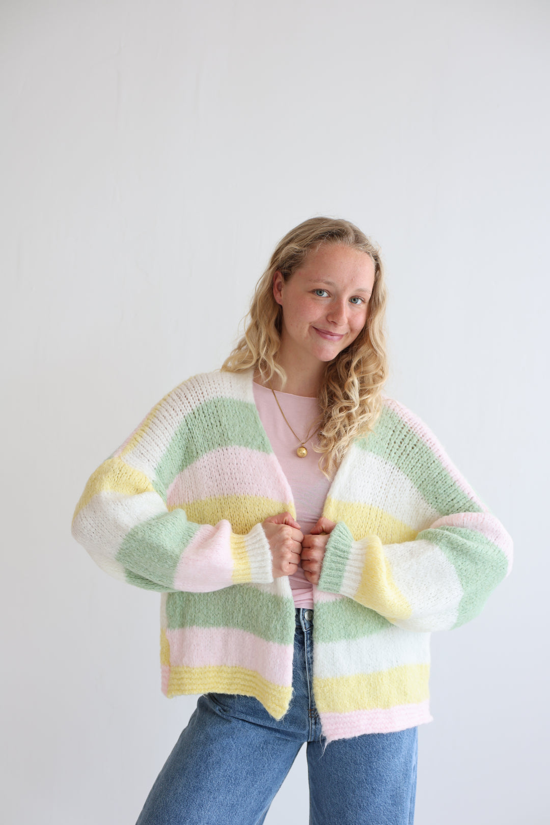 Cardigan Rainbow Knit
