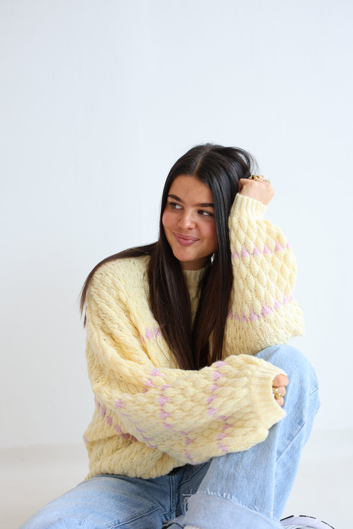 Bubble Knit Pullover