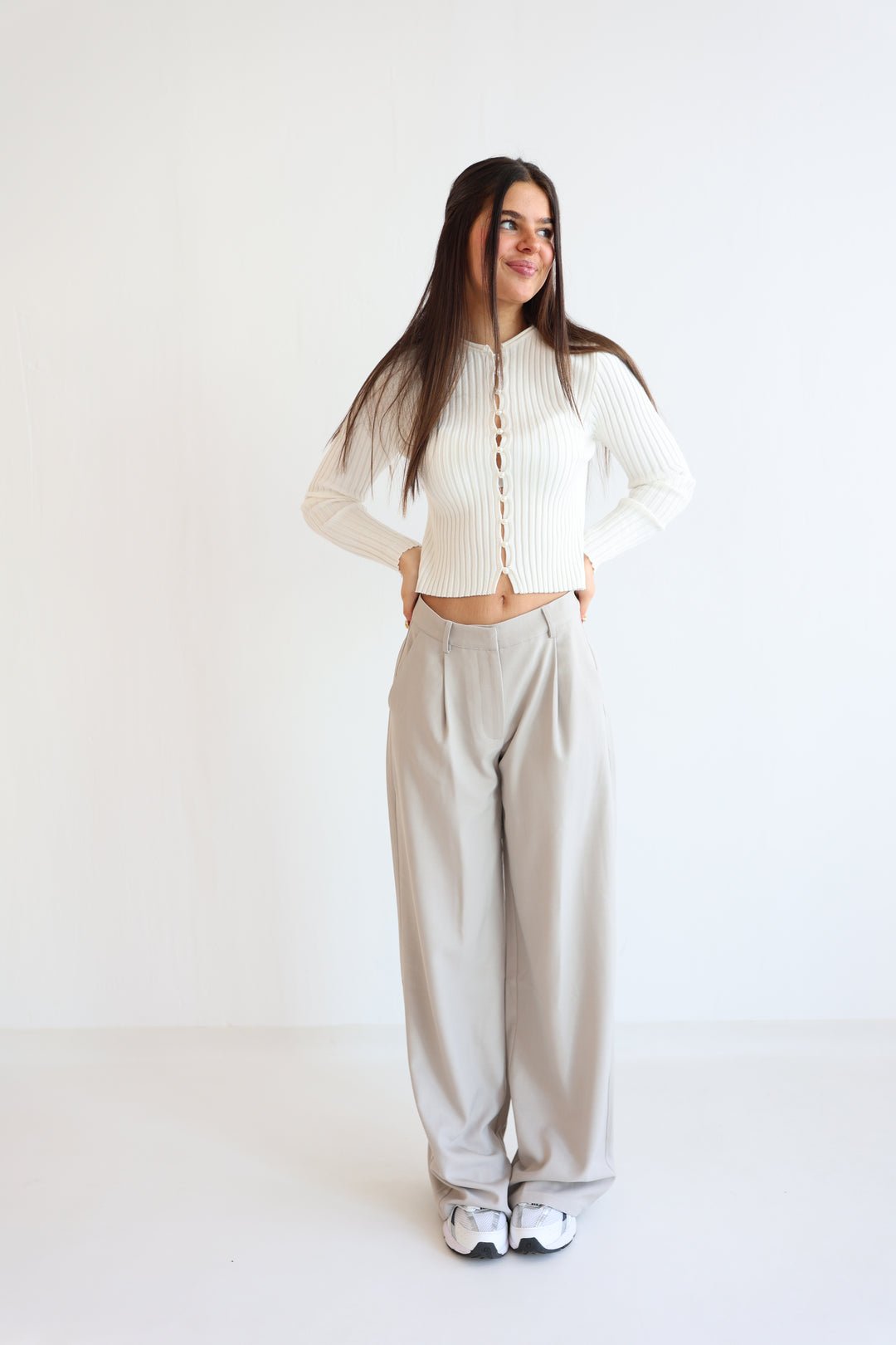 Bundfaltenhose Casual Look