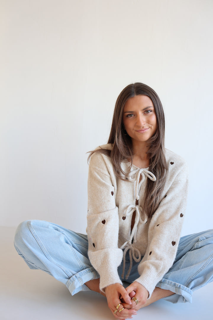 Sweetheart Bow Cardigan