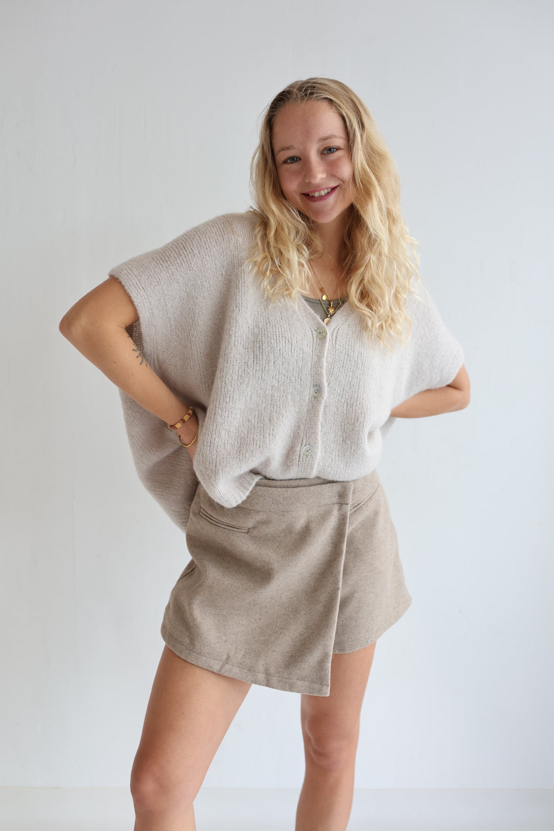 Lockere Pullunder-Weste Gina