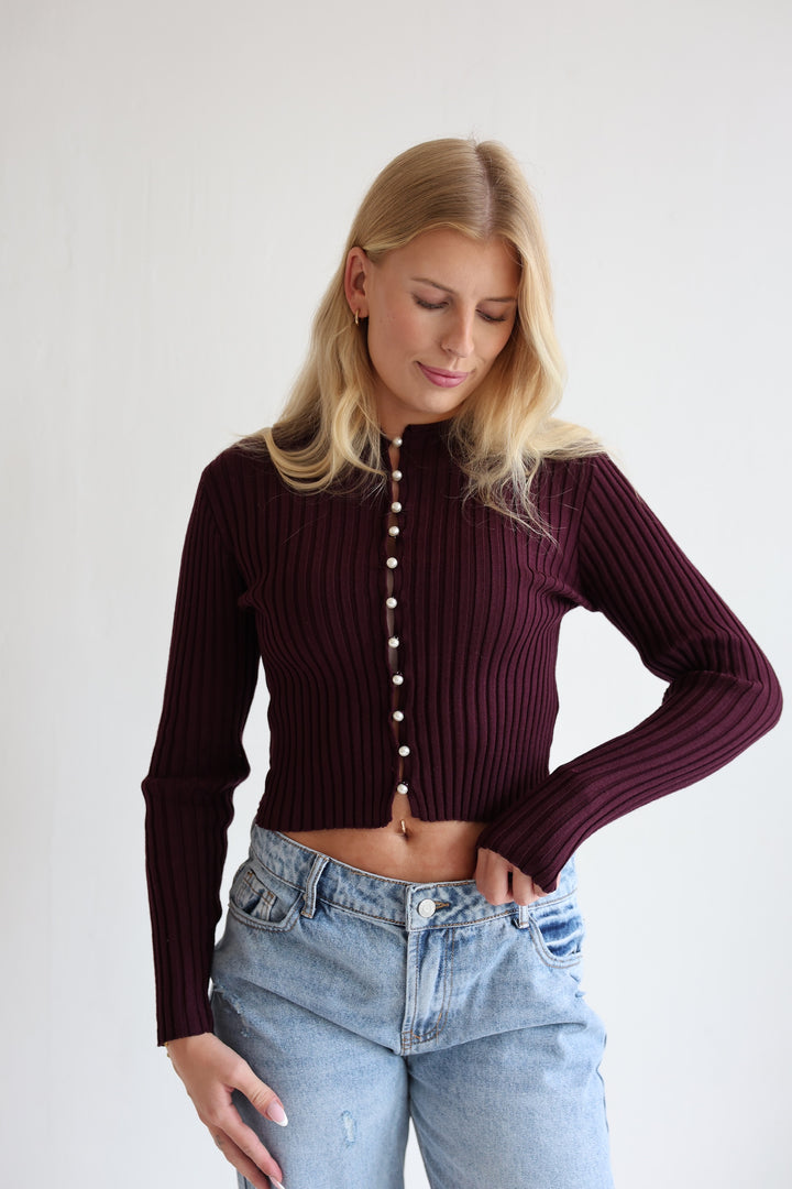 Pearl Line Cardigan