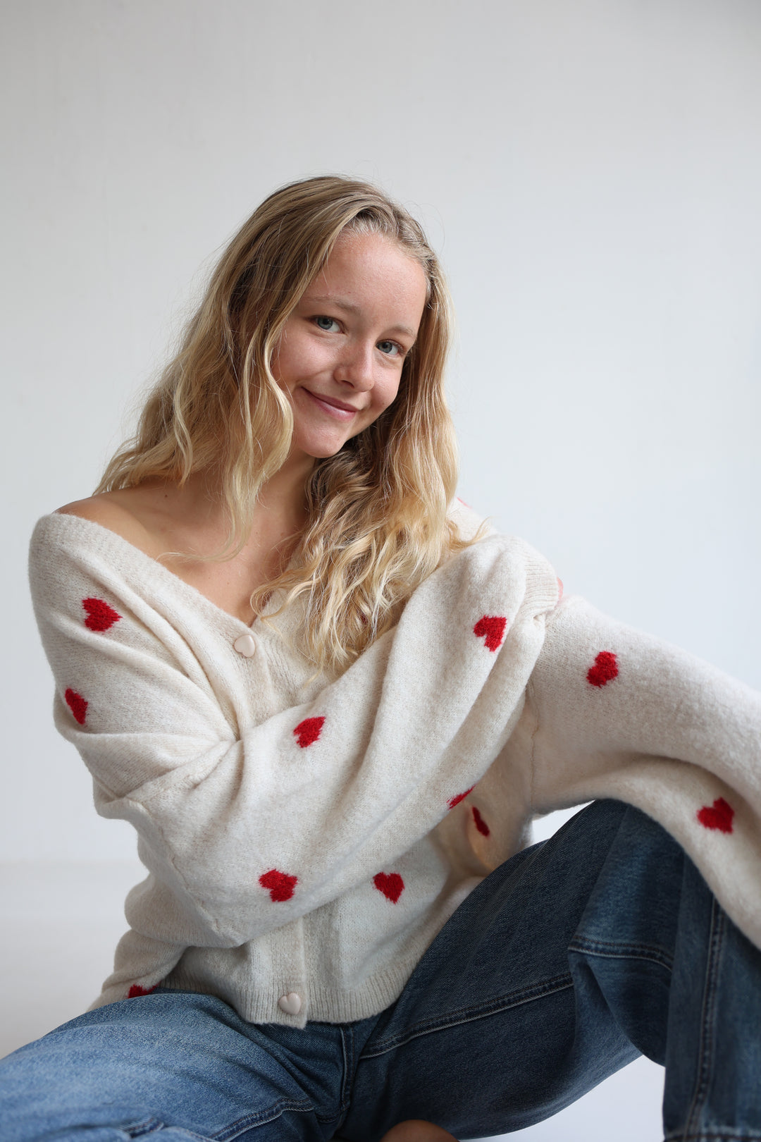 Cardigan Soft Heart Knit