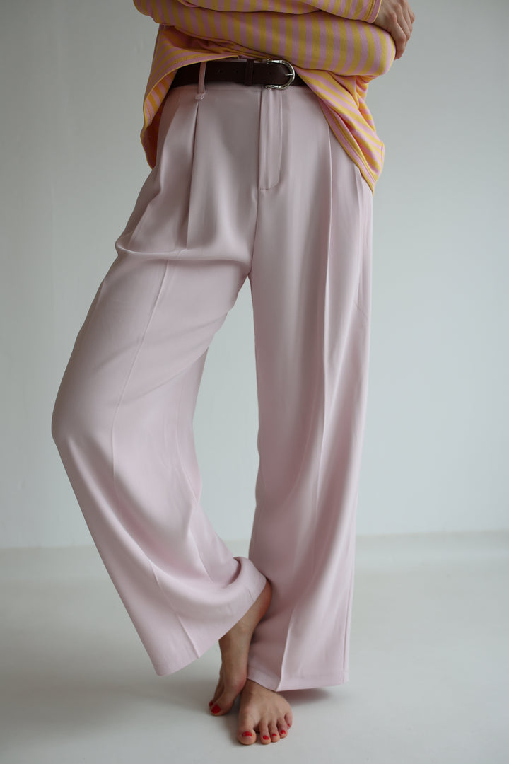 Bundfaltenhose mit Gürtel Anna