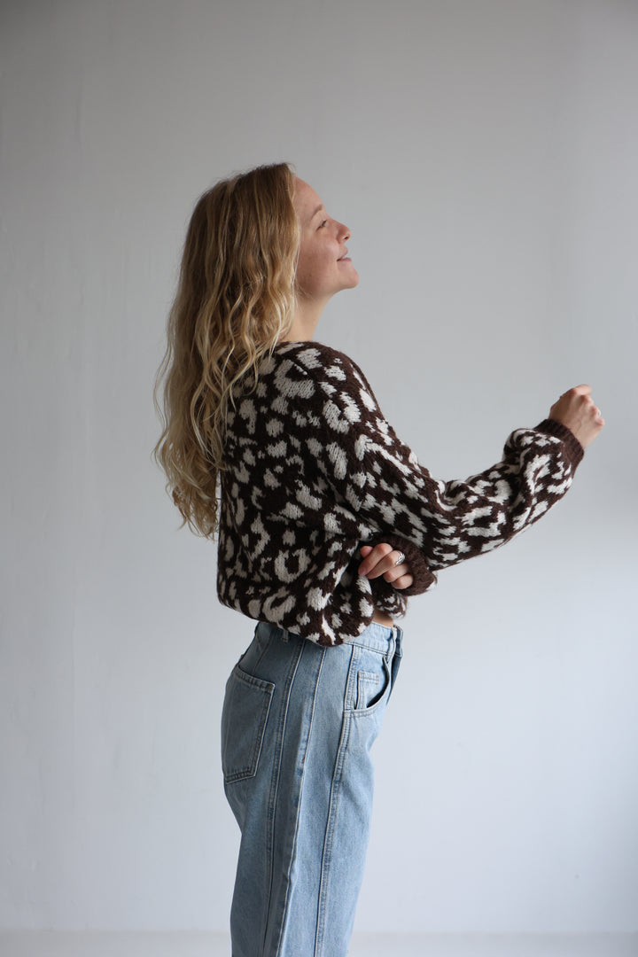 Soft Leopard Knit