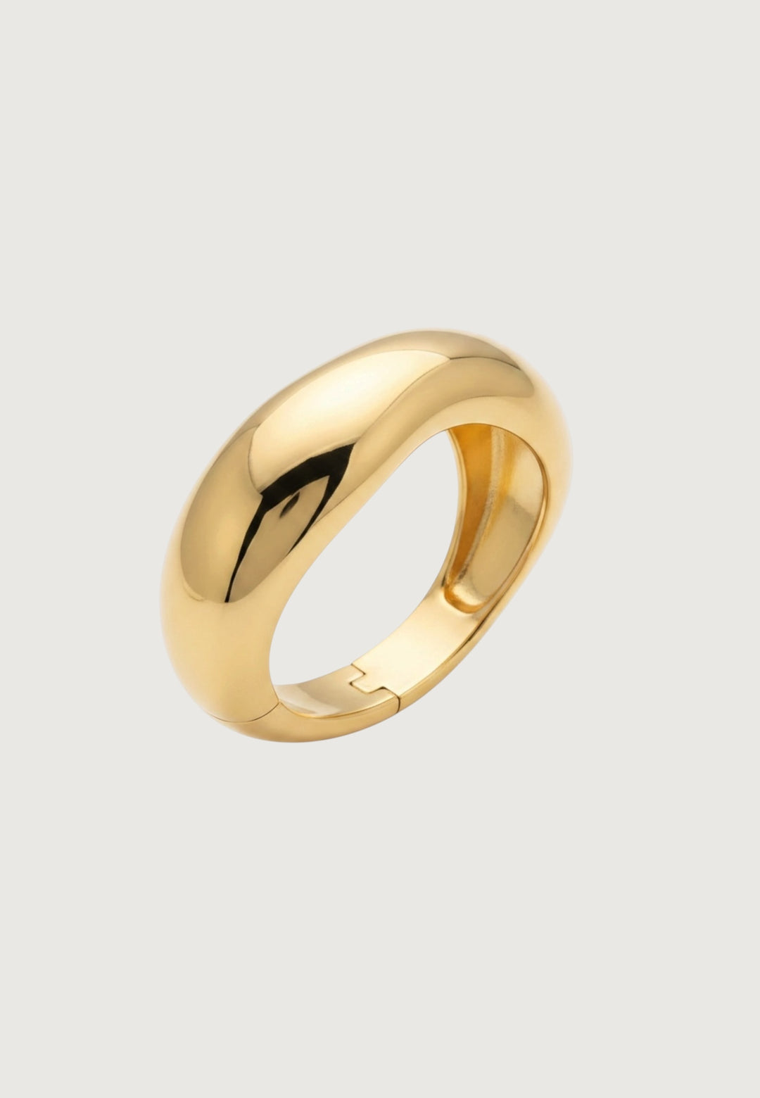 Chunky Armreif Smooth Wave
