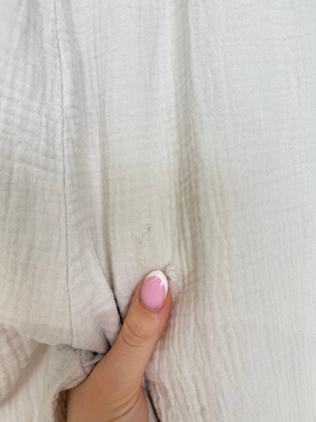 LANGE MUSSELINHOSE CASUAL BEIGE (B-WARE)