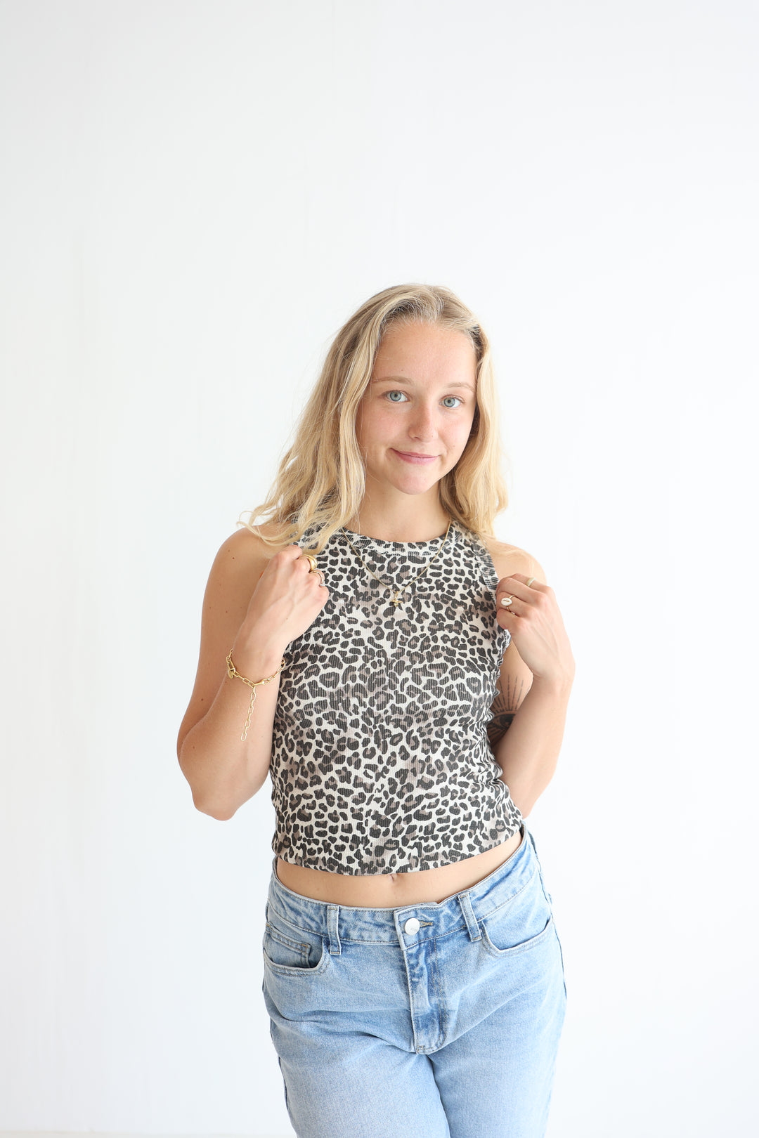 Animal Print Leopard Tank Top