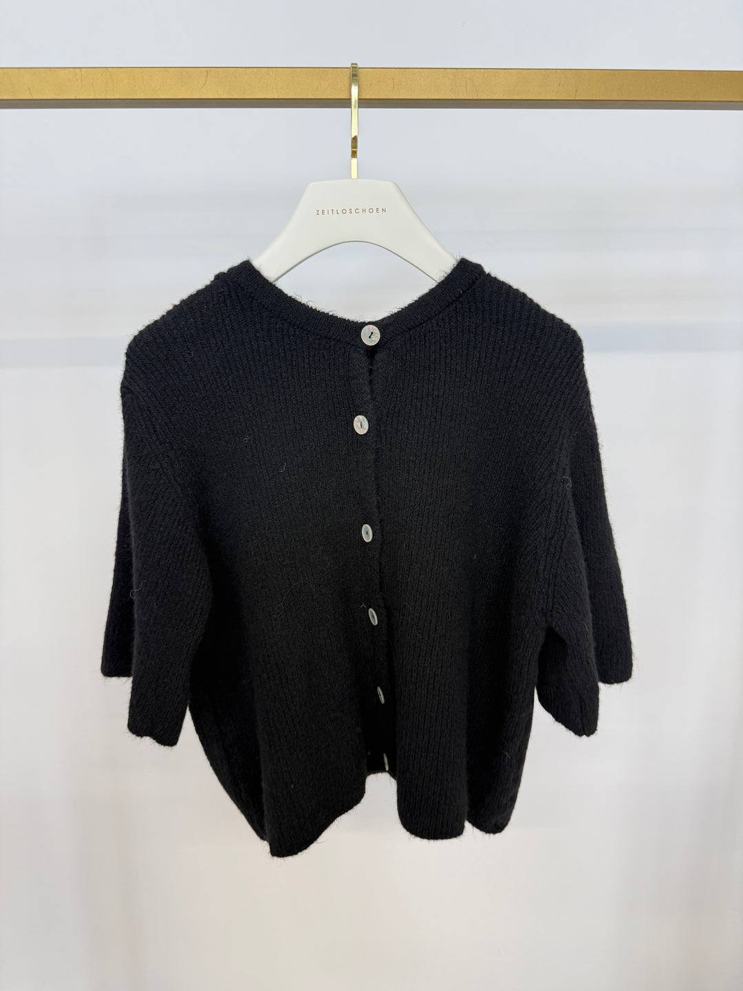 KURZARM CARDIGAN JOLINA SCHWARZ (B-WARE)