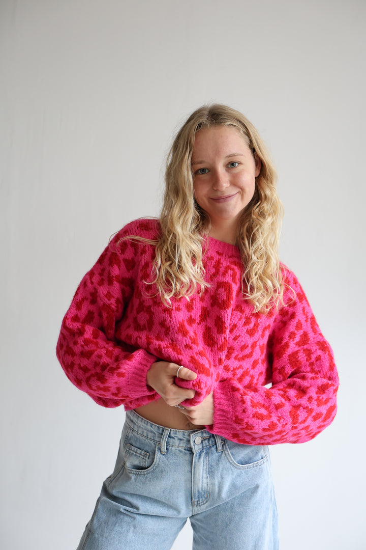 Soft Leopard Knit