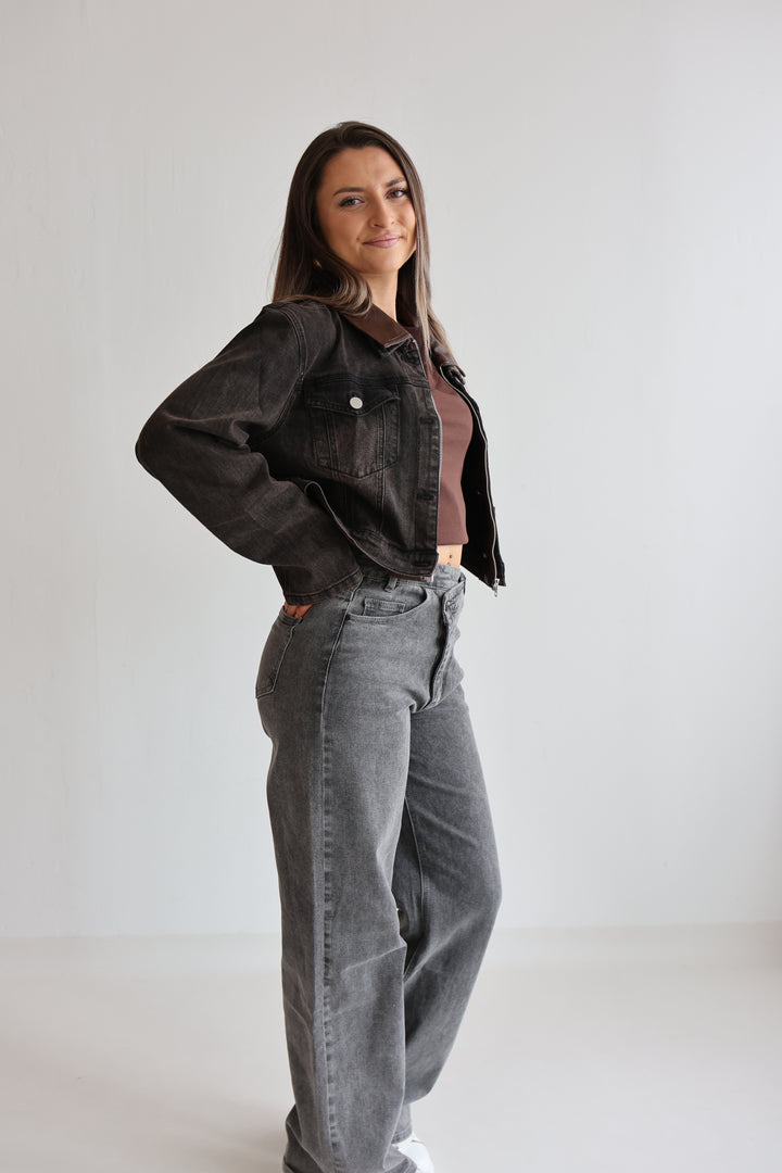 Cropped Denim Jacket Harvest