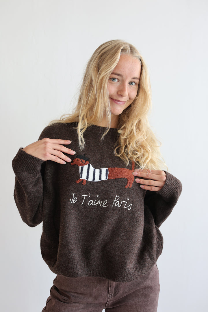 Je T’aime Paris Knit