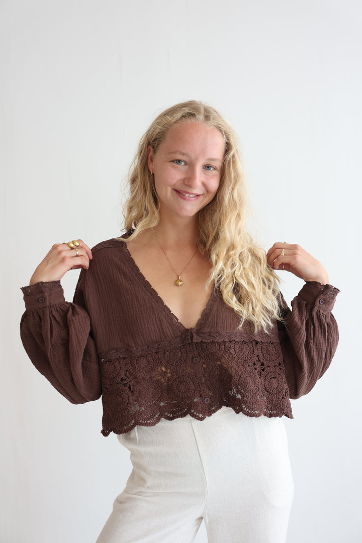 Crochetbluse Palma