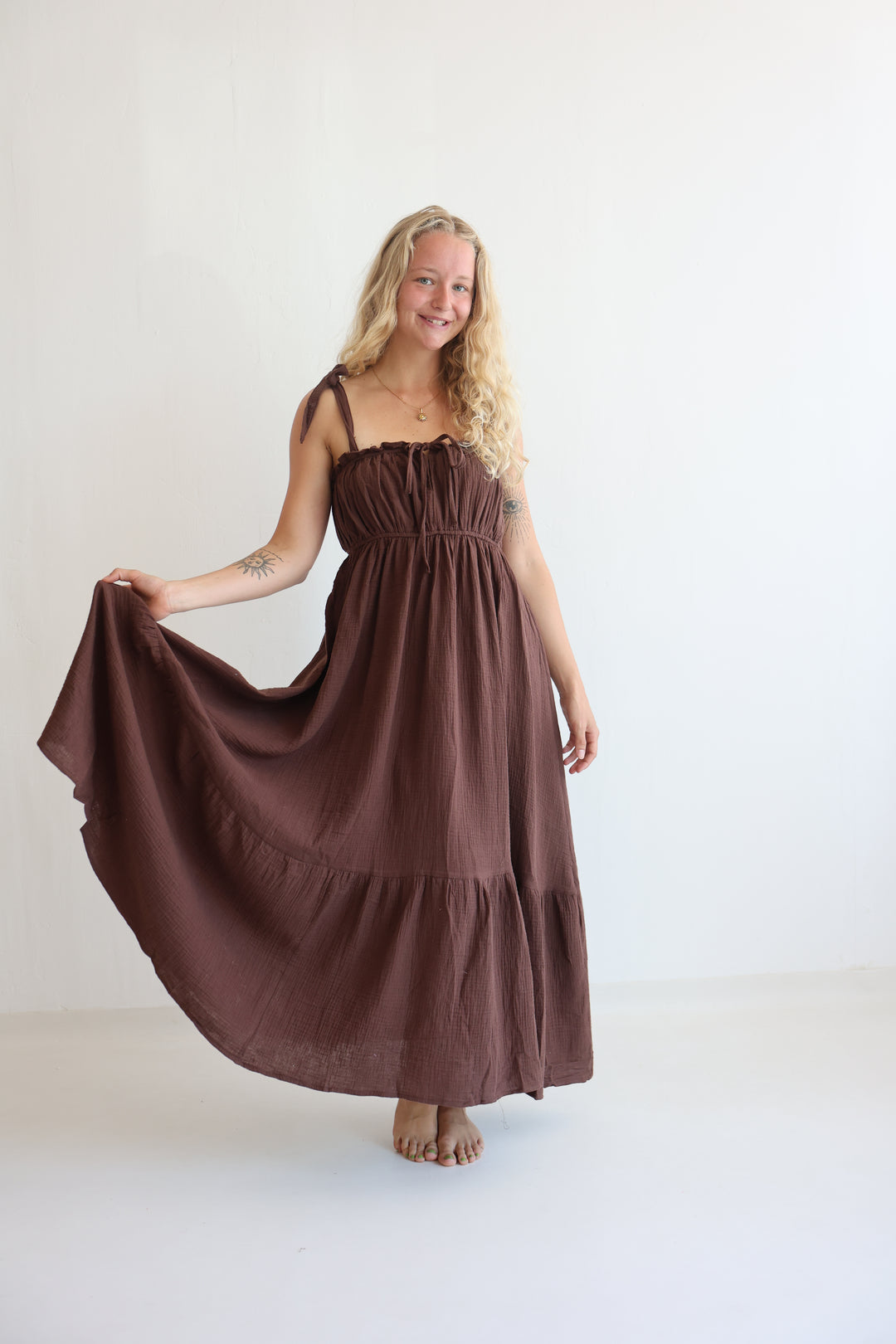 Pastel Musselin Summer Dress