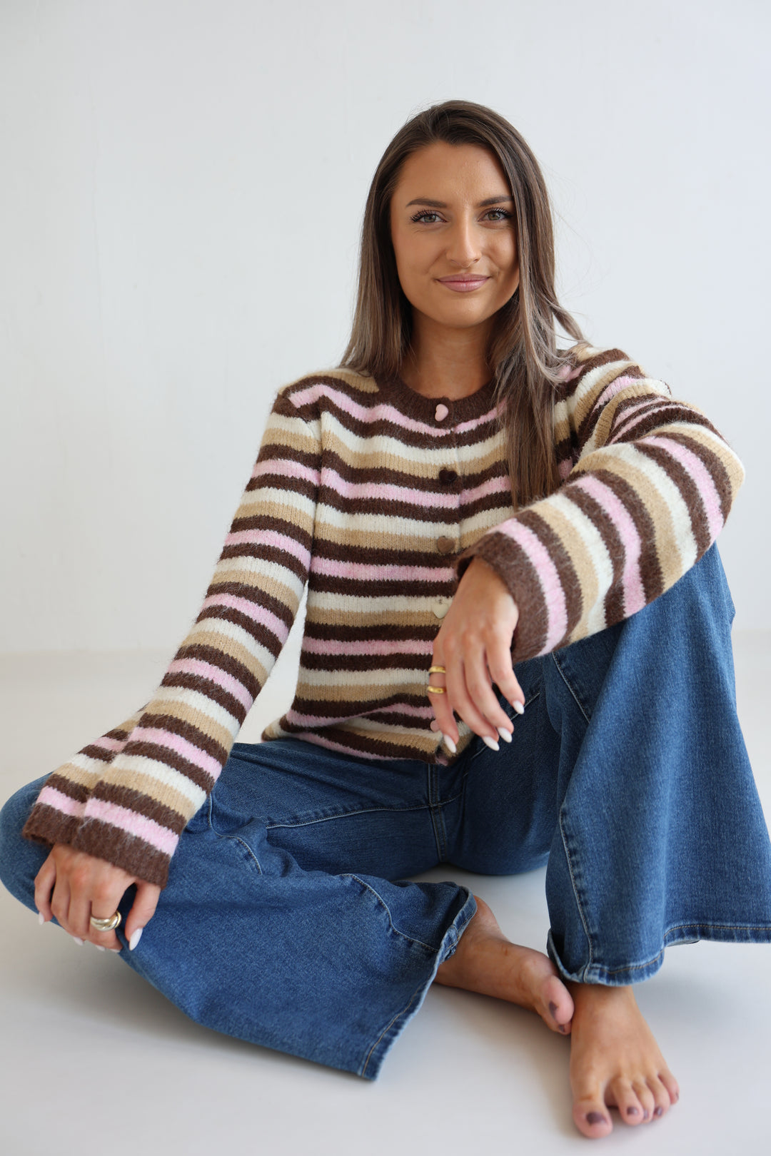 Cardigan Warmhearted Stripes