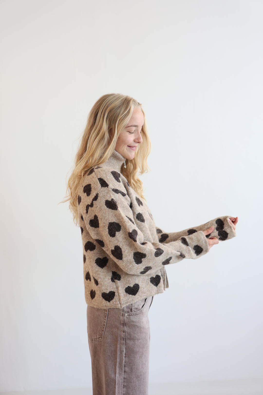 Heartbound Half-Zip Sweater