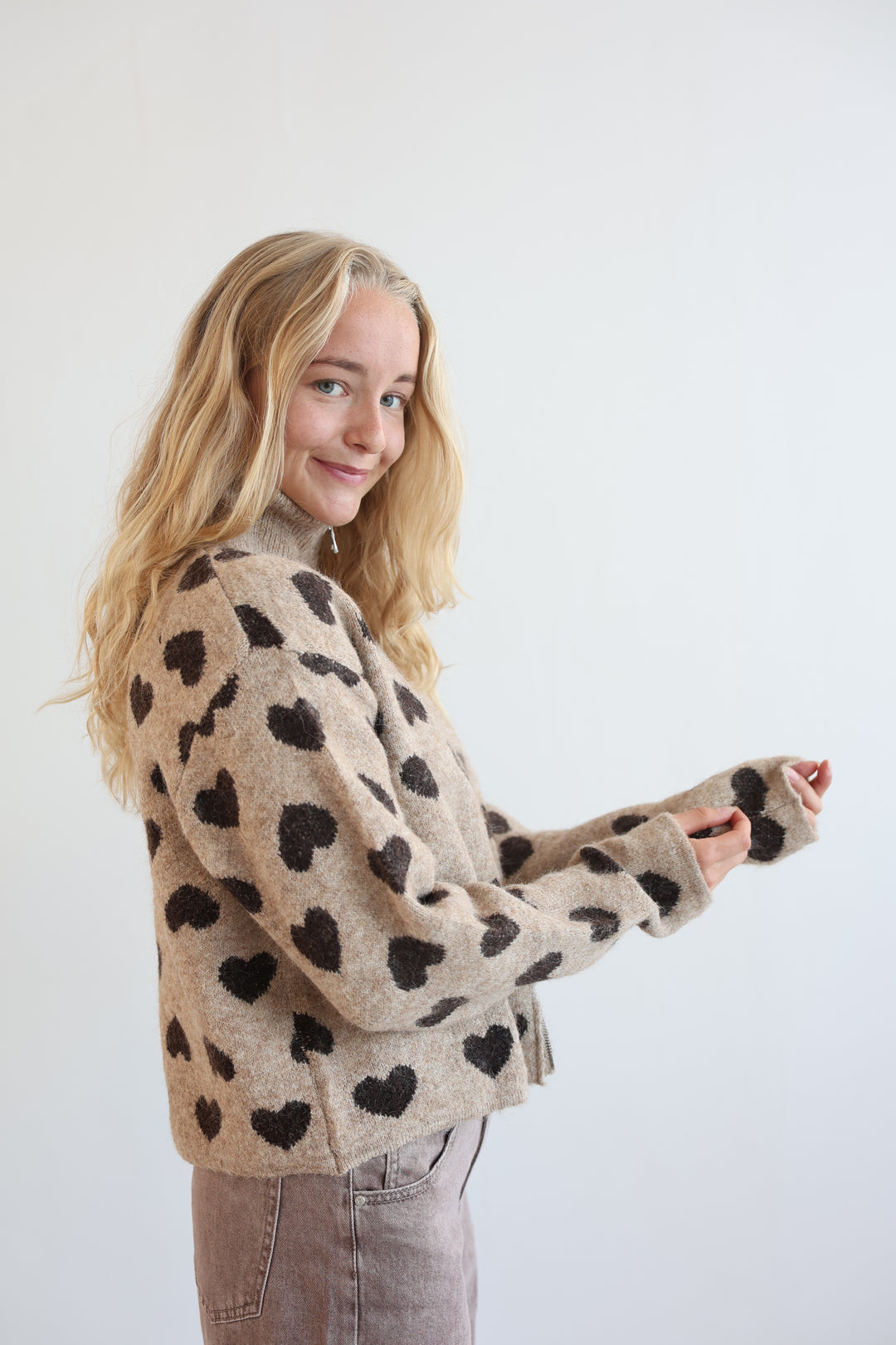 Heartbound Half-Zip Sweater