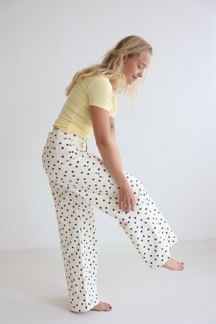 Chocolate Dot Jeans