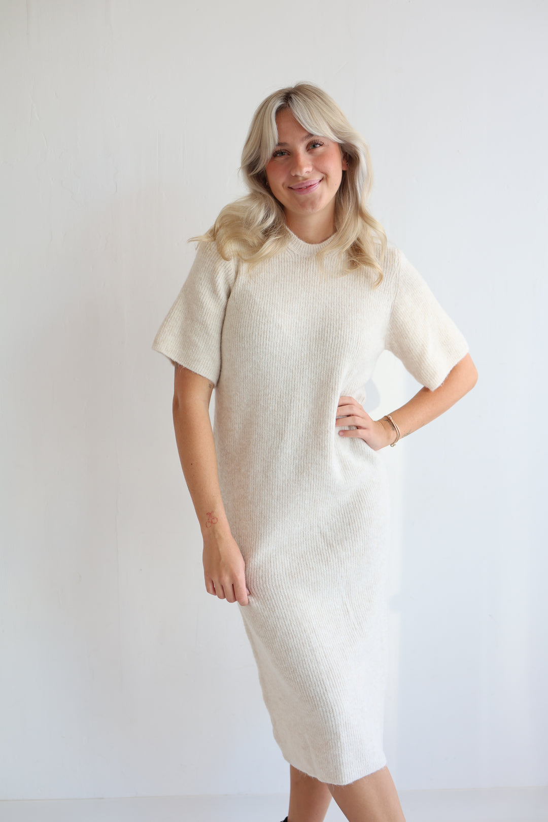 Langes Strickkleid Nuna