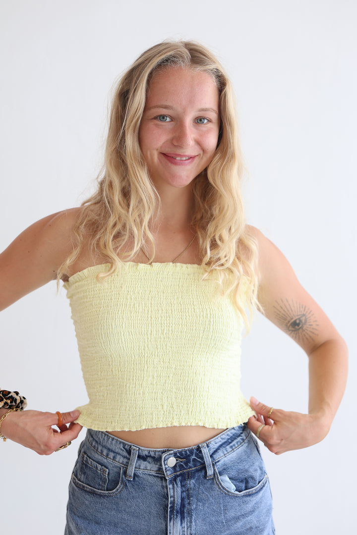 Croptop aus Musselin Malu