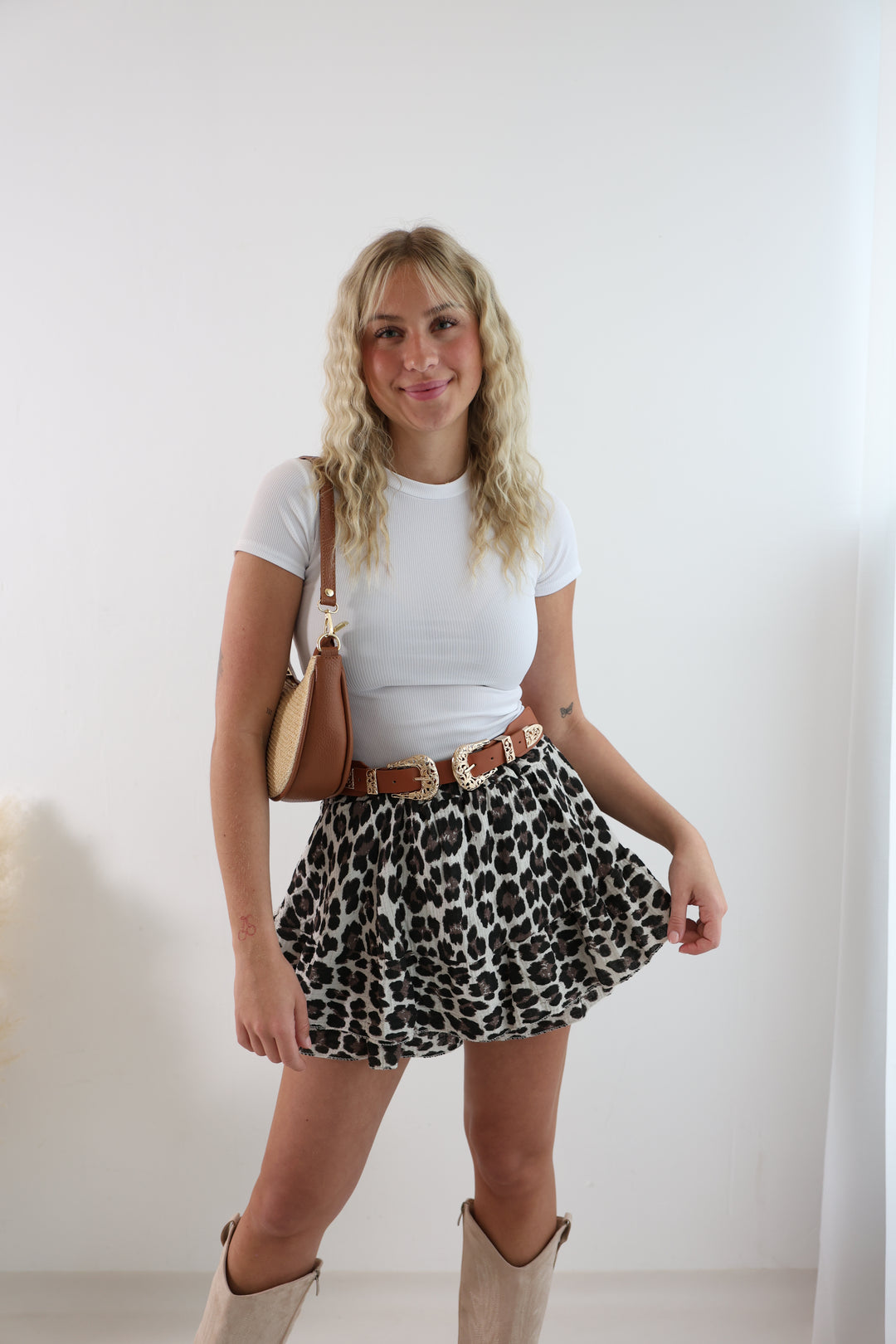 Hosenrock mit Leoprint Ella