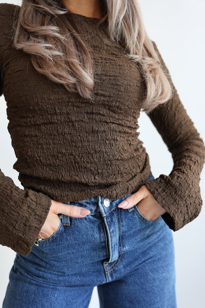 Longsleeve mit Struktur Ina