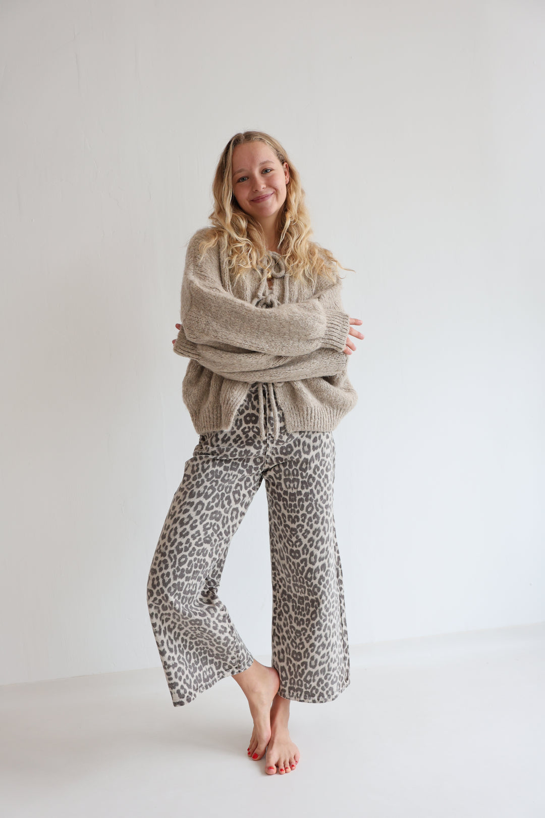 Langarm Cardigan mit Schleifen Lilly