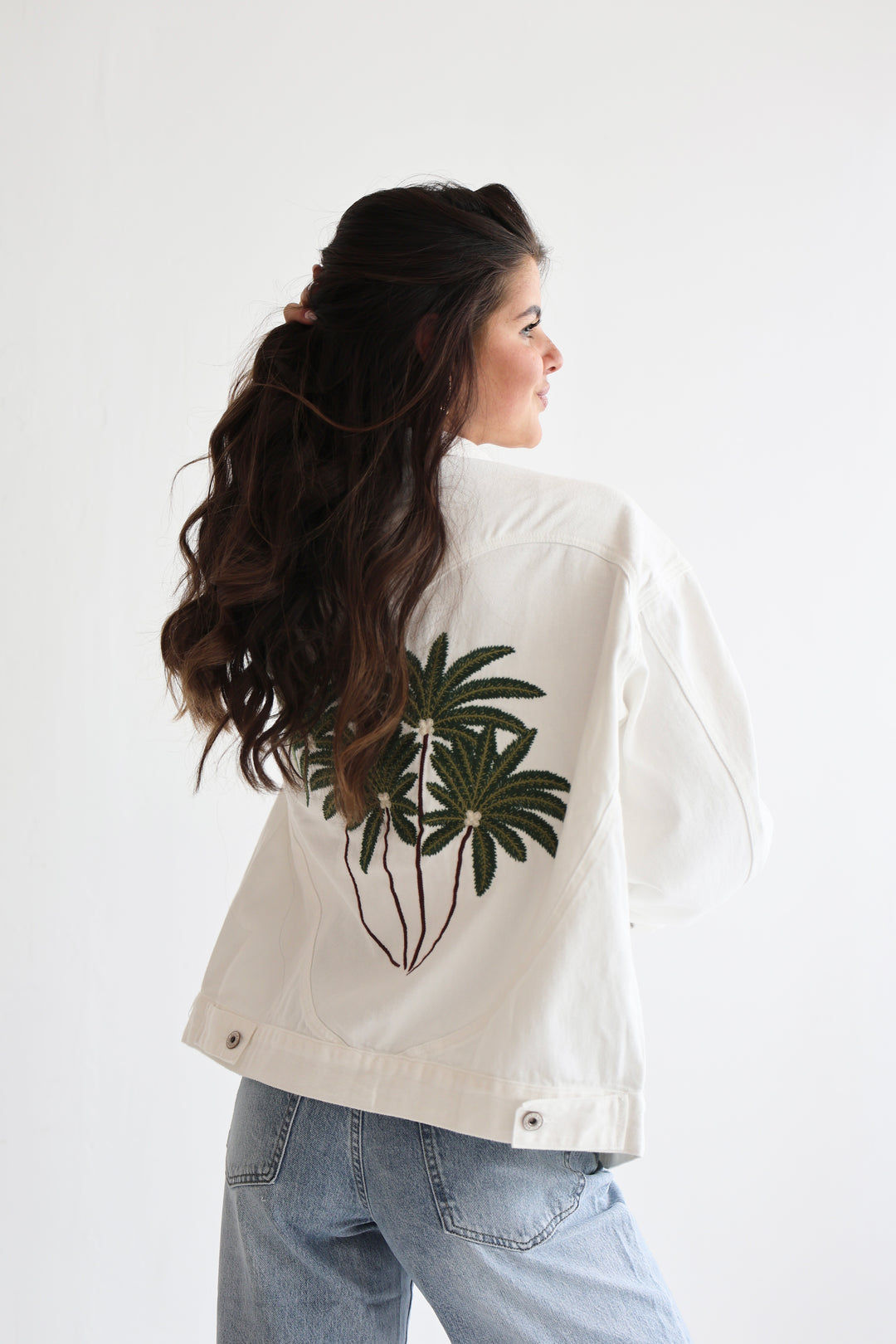 Palm Breeze Denim Jacket