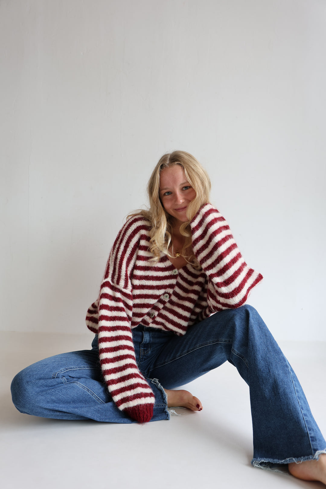 Gestreifter Cardigan Cosima