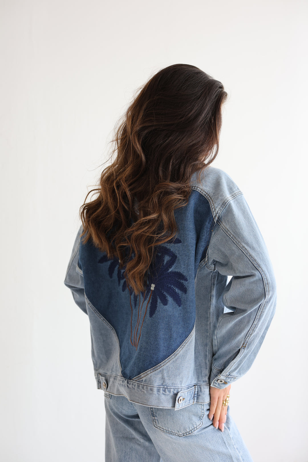 Palm Breeze Denim Jacket