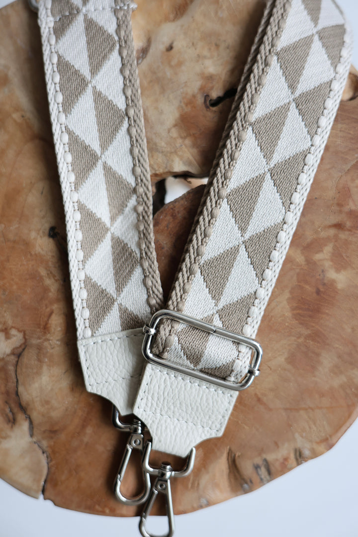 Taschengurt Beige Pattern