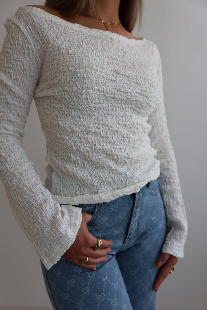 Longsleeve mit Struktur Ina