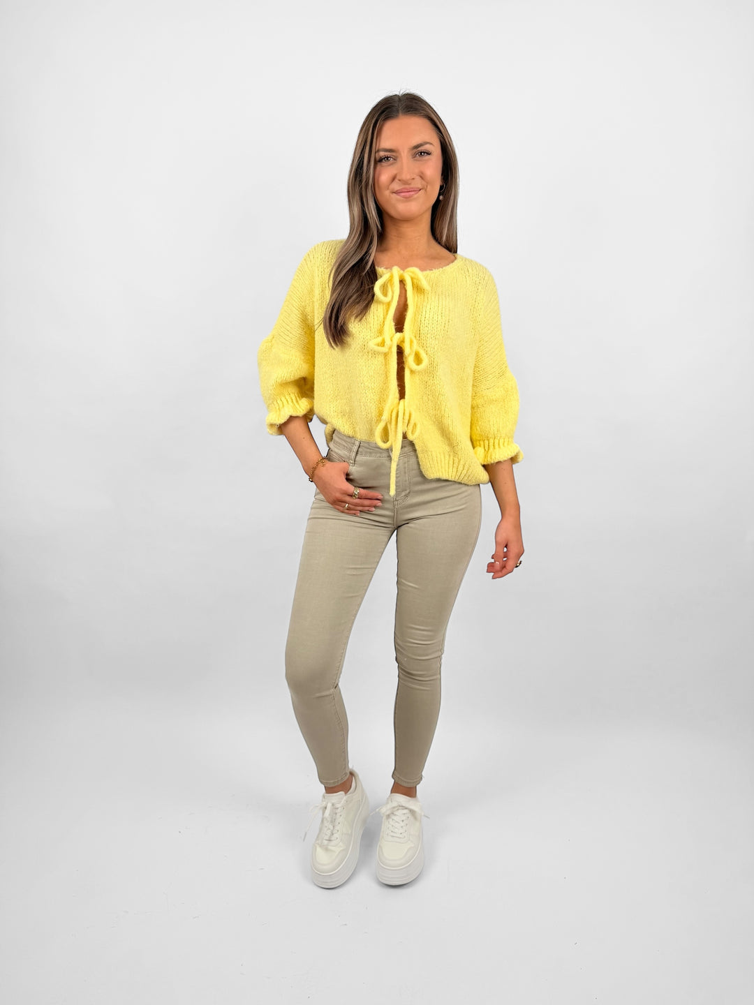 Cardigan mit Schleifen Lilly (3/4-Arm)