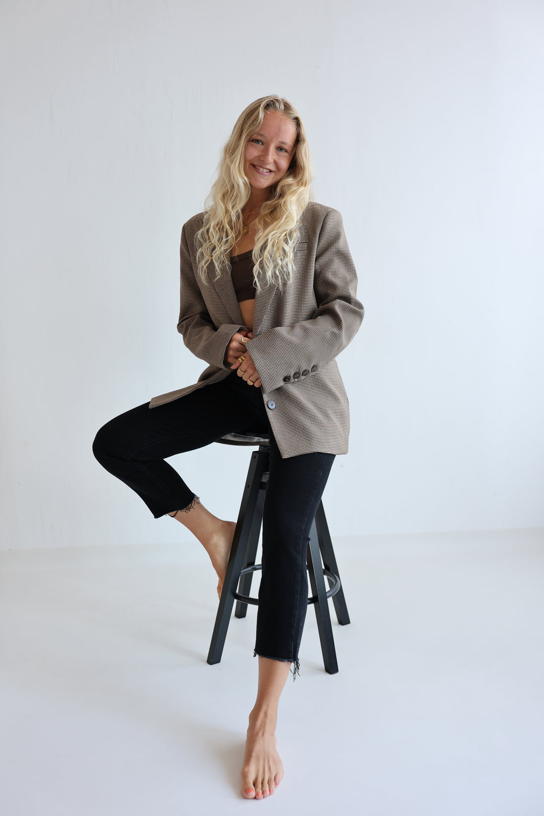 Karierter Blazer Cannes