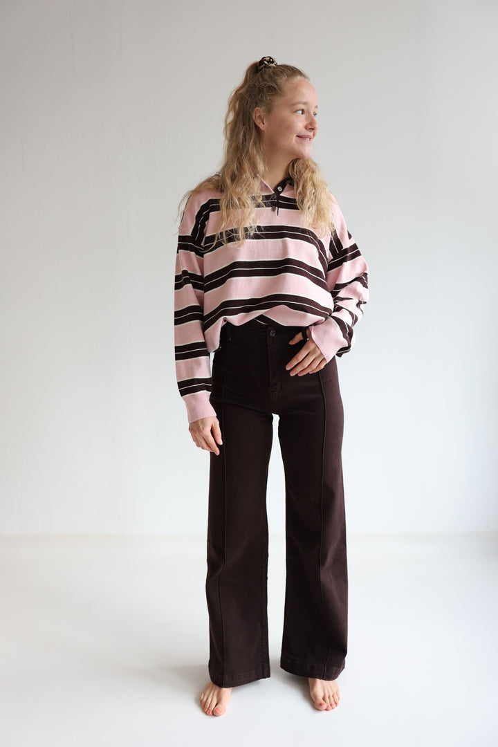 Straight Fit Jeans Coffee