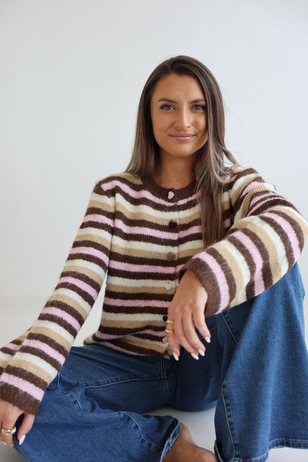 Cardigan Warmhearted Stripes