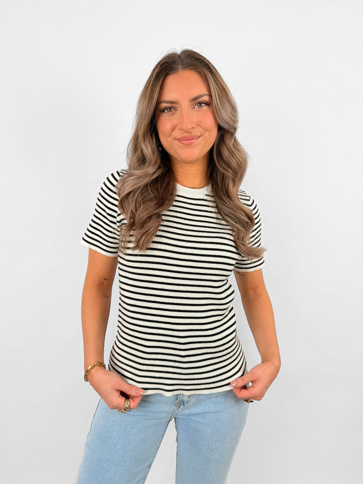 Gestreiftes T-Shirt Regular Fit