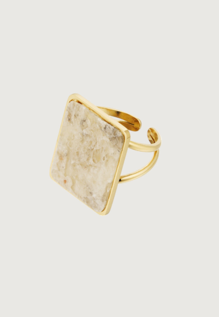 Ring Square Stone