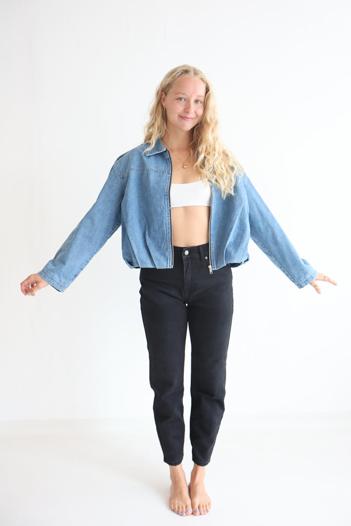 Nova Zip Denim Jacket