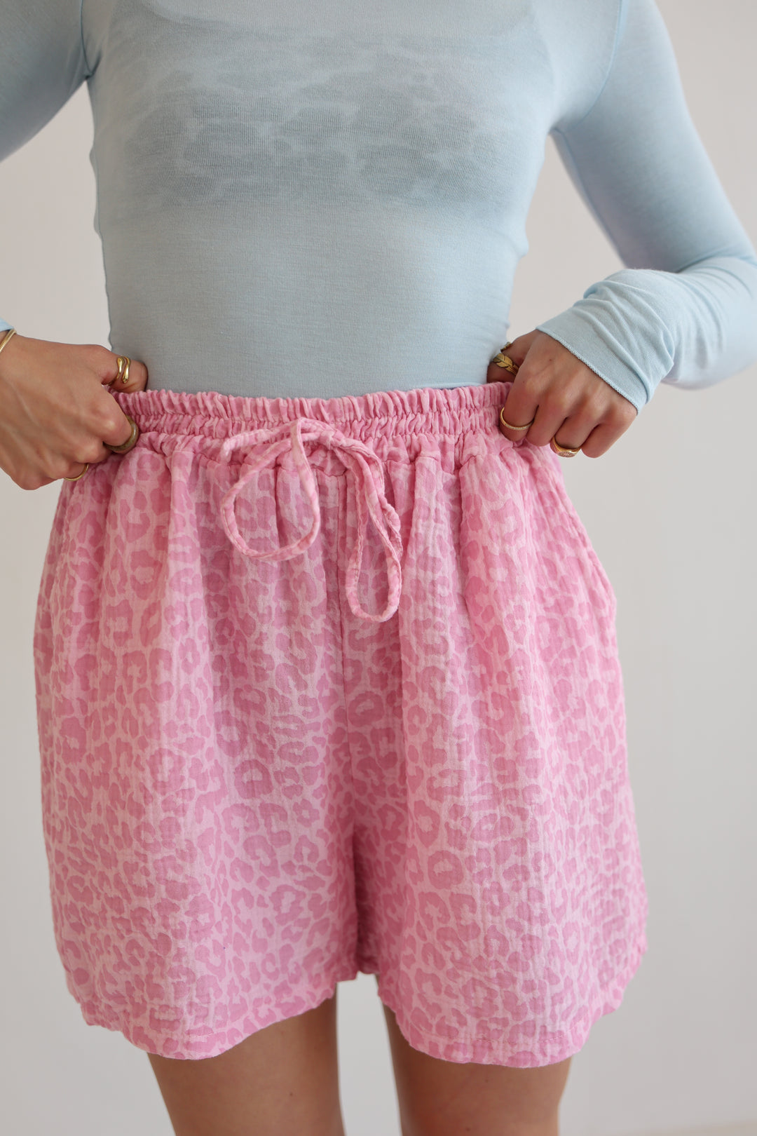 Musselinshorts Timeless Leopard