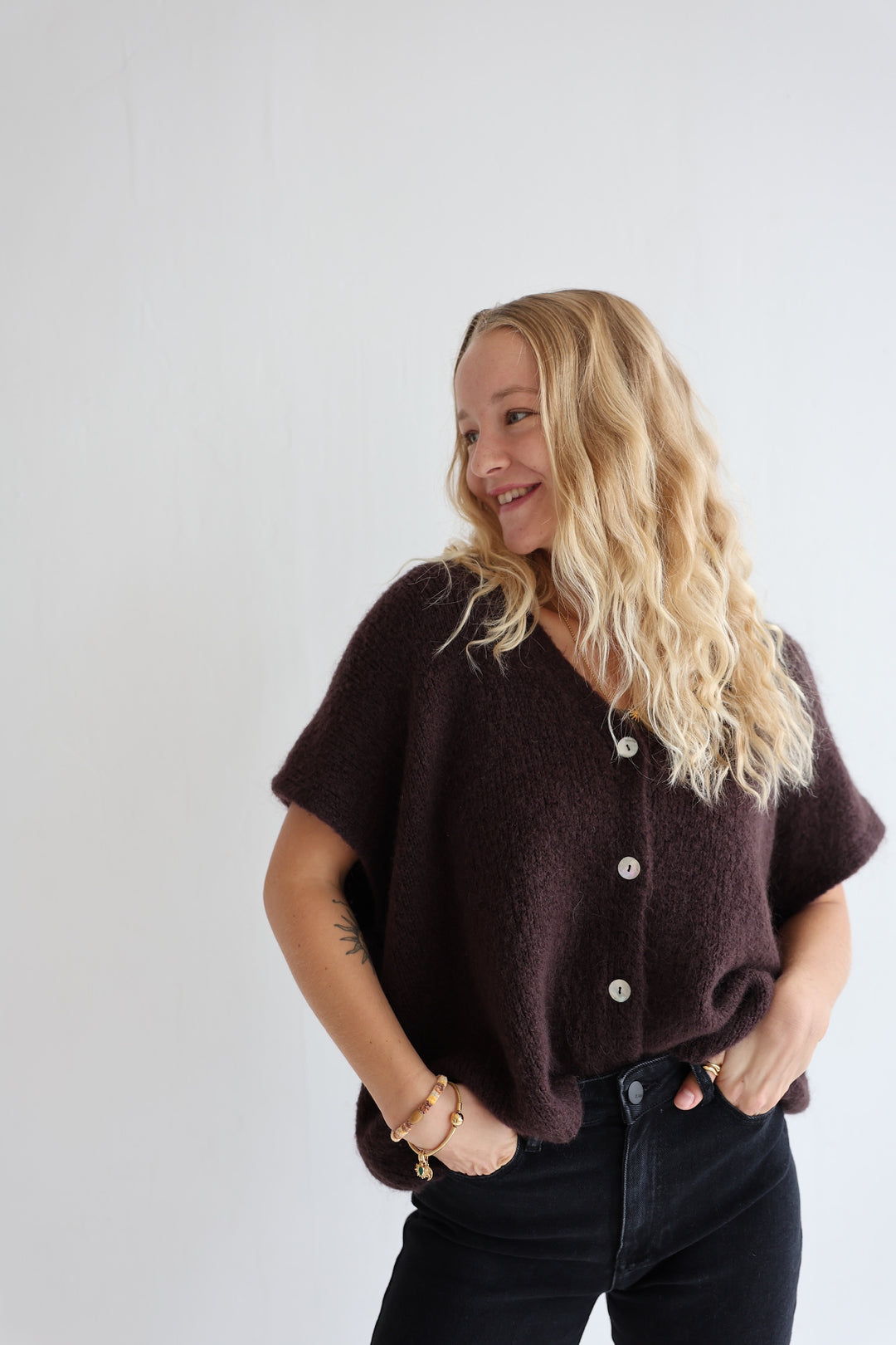 Lockere Pullunder-Weste Gina