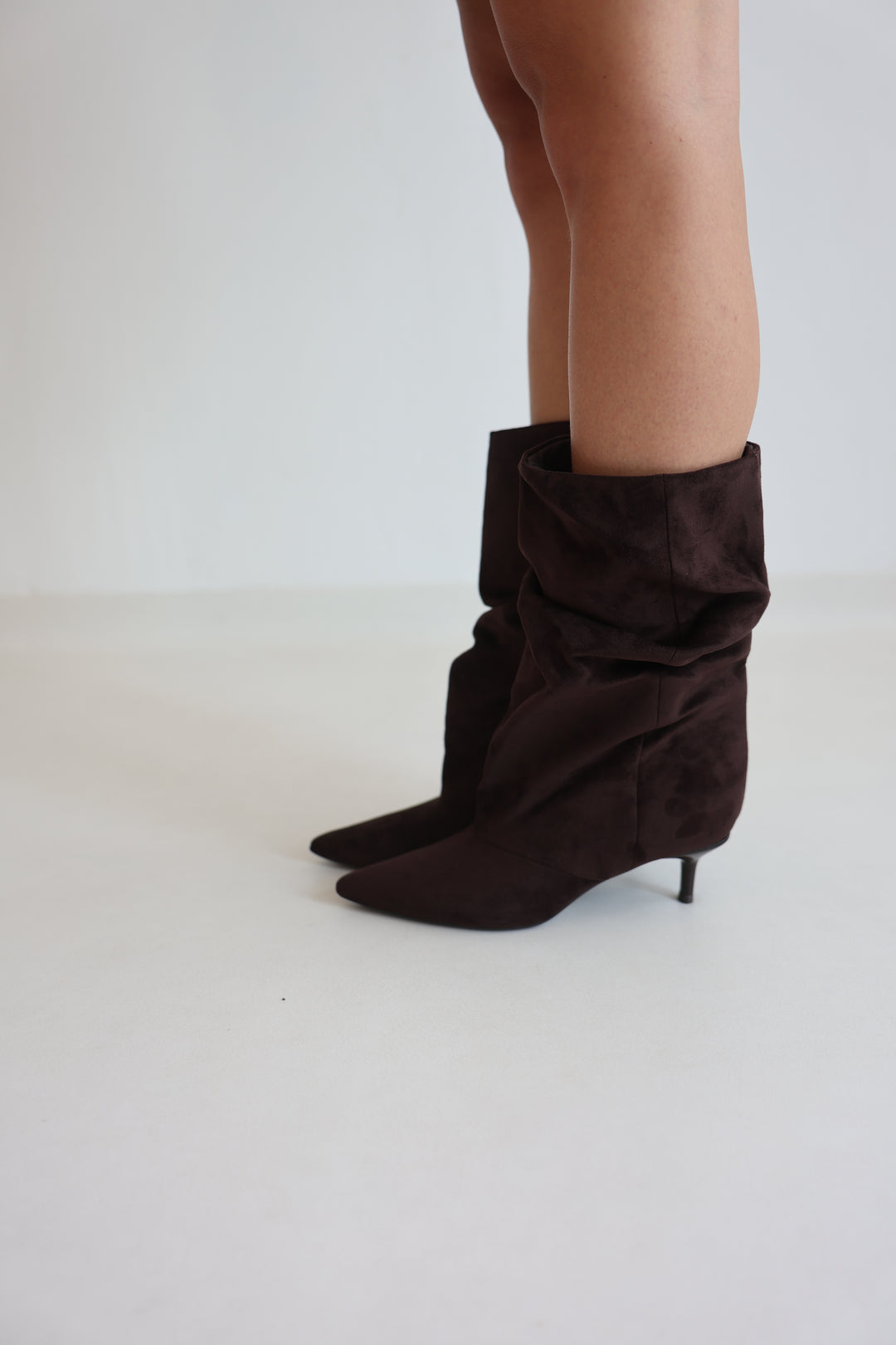 Slouch Heel Boots