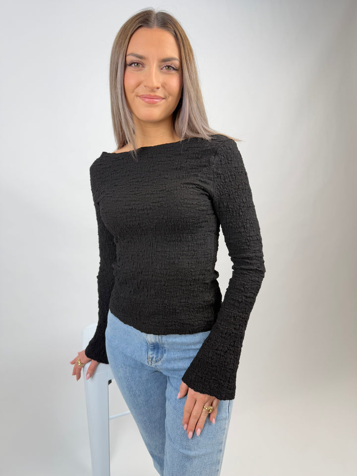 Longsleeve mit Struktur Ina