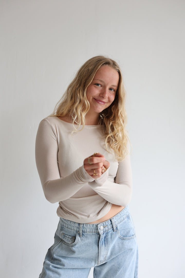 Cashmere Longsleeve Liliana (einfarbig)