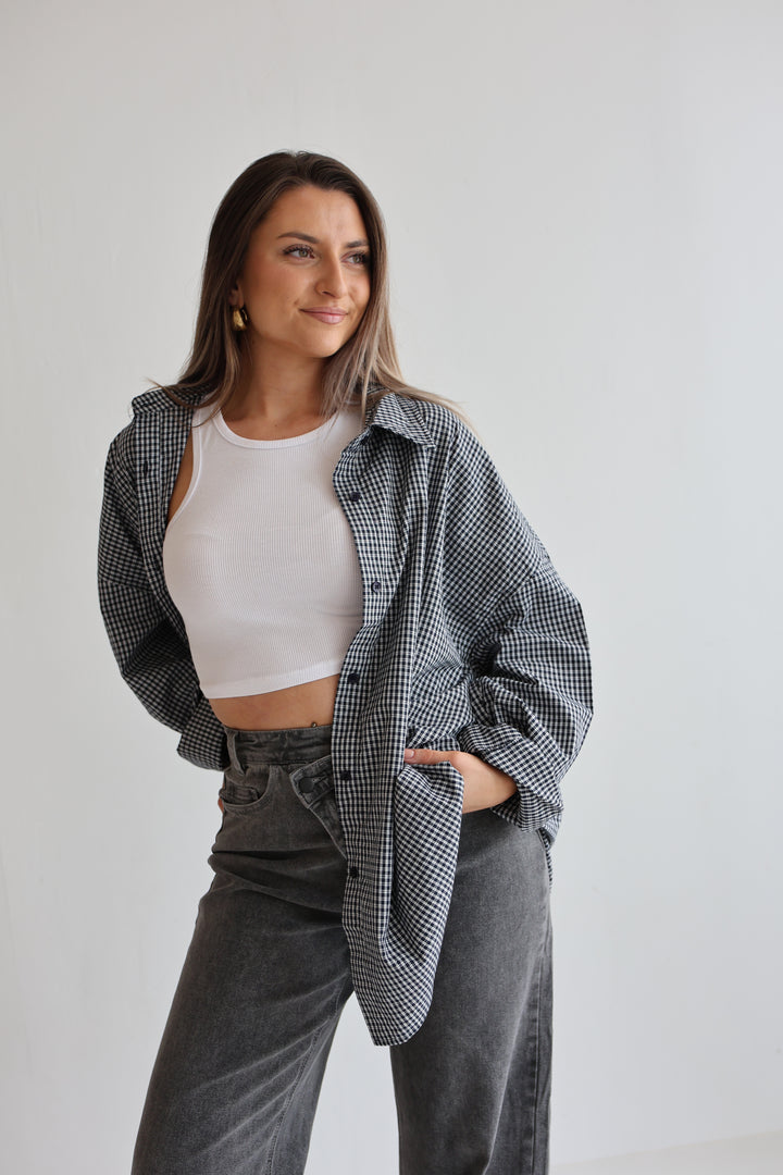 Oversize Plaid Shirt