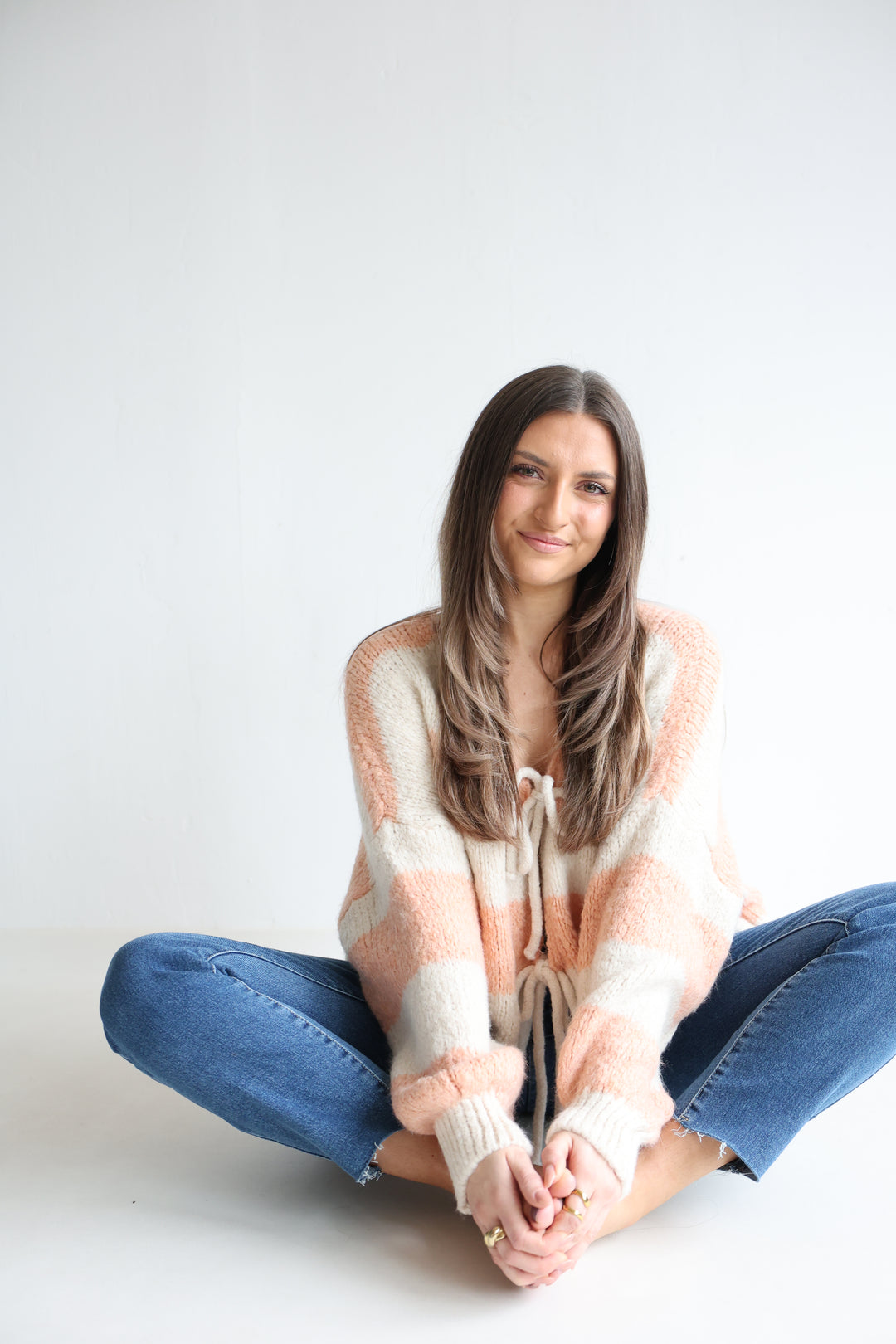 Gestreifter Cardigan Luana